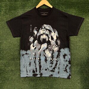 Sleep Token Vessel Hands Tiedye T-Shirt Size Medium